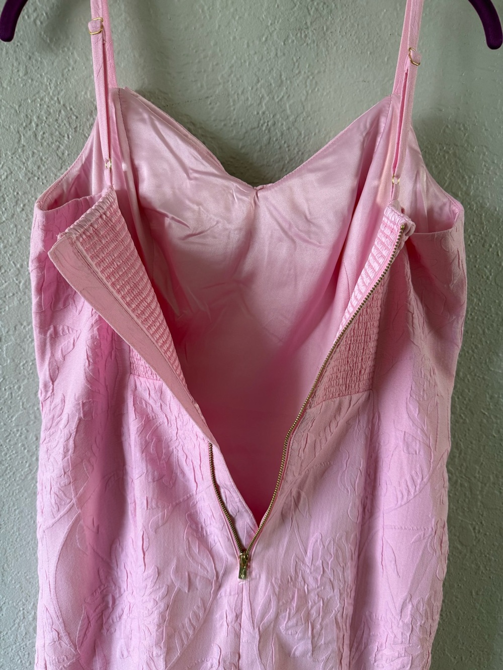 NWOT Lilly Pulitzer Willalynn Stretch Bow Mini Dress Size 8 Conch Shell Pink - Picture 7 of 12